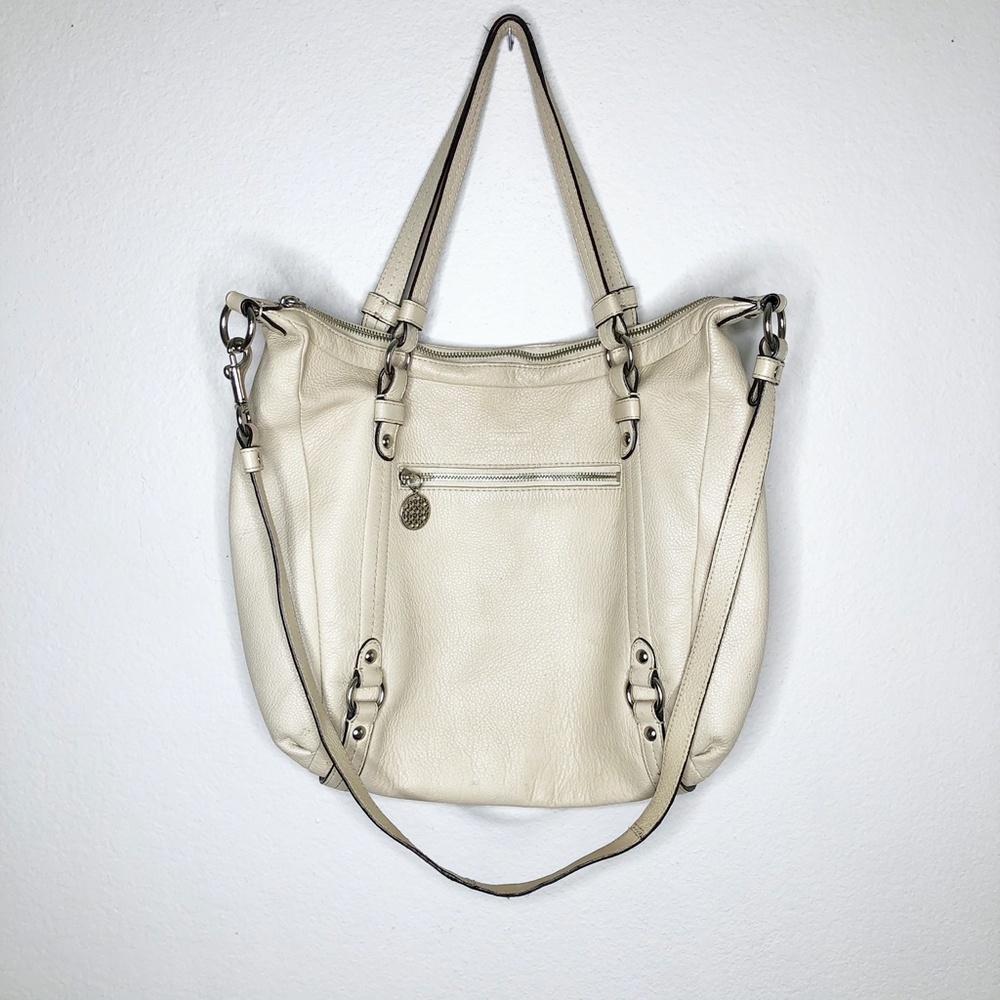 Coach Alexandra Convertible Leather Hobo Handbag - Picture 1 of 11